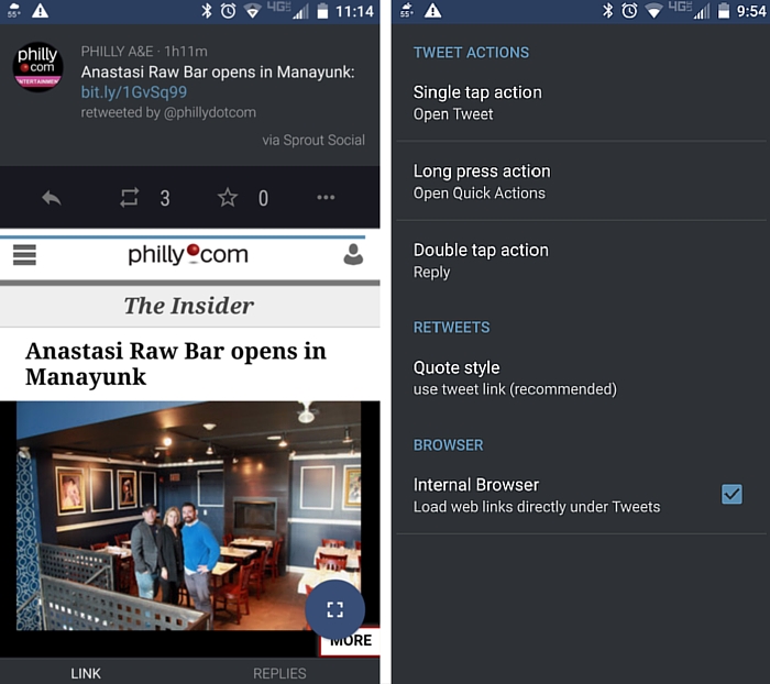 falcon pro 3 link preview browser