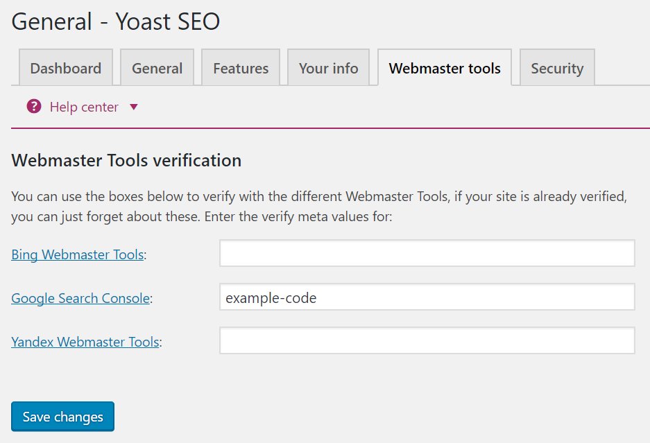 Код Google Webmaster Tools. Verify Tools. Bing search console